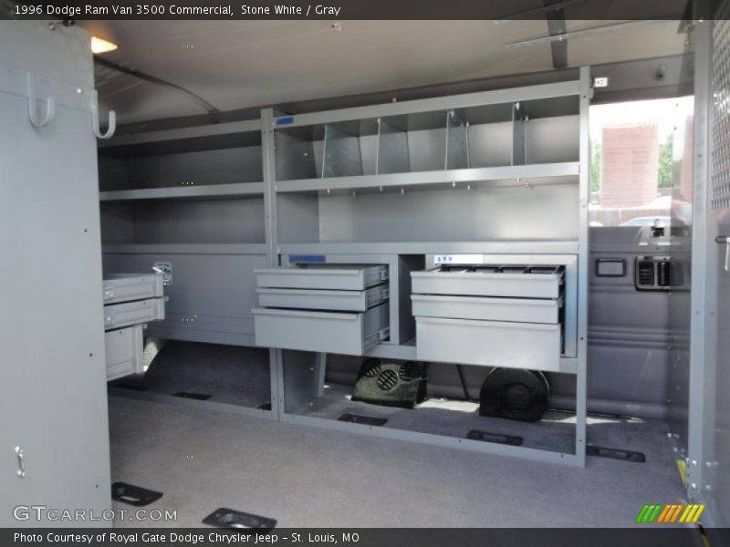 Stone White / Gray 1996 Dodge Ram Van 3500 Commercial