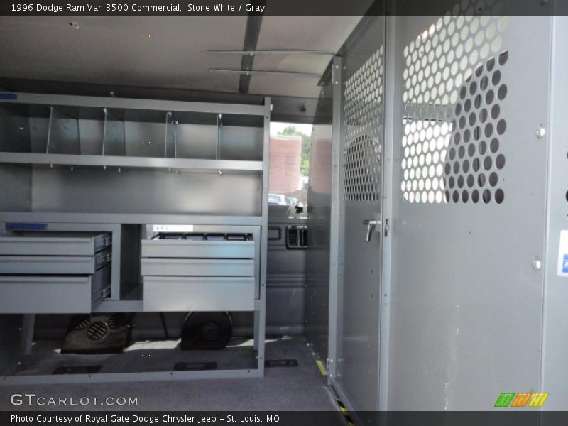 Stone White / Gray 1996 Dodge Ram Van 3500 Commercial