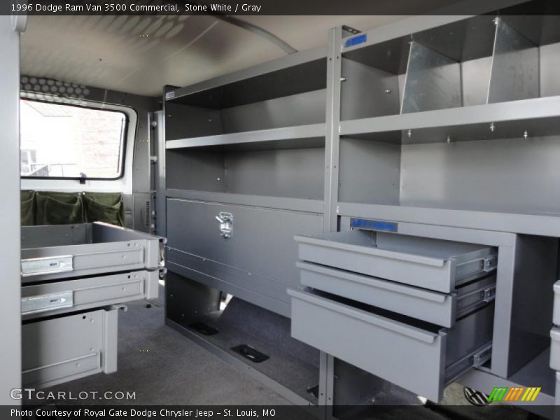 Stone White / Gray 1996 Dodge Ram Van 3500 Commercial