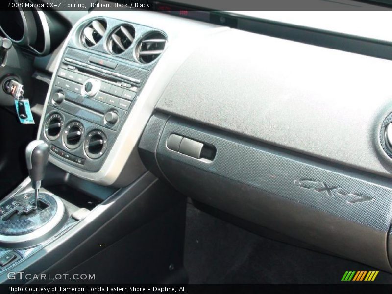 Brilliant Black / Black 2008 Mazda CX-7 Touring