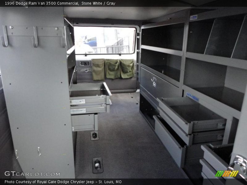 Stone White / Gray 1996 Dodge Ram Van 3500 Commercial