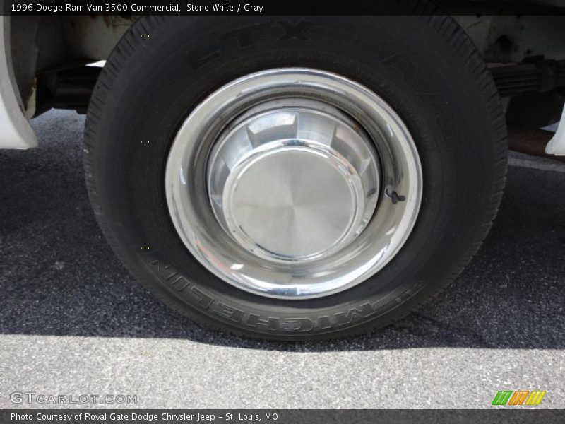 Stone White / Gray 1996 Dodge Ram Van 3500 Commercial