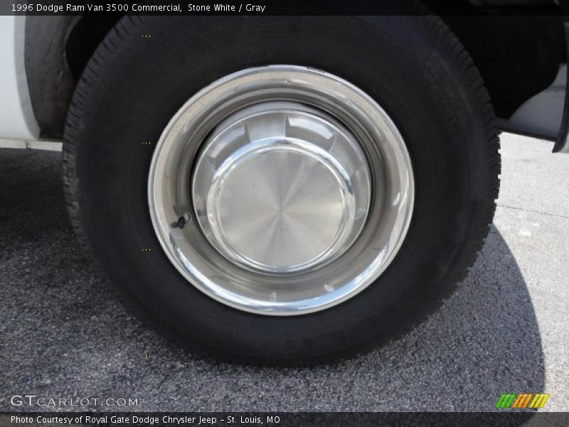 Stone White / Gray 1996 Dodge Ram Van 3500 Commercial