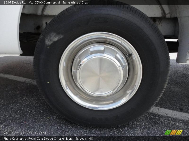 Stone White / Gray 1996 Dodge Ram Van 3500 Commercial