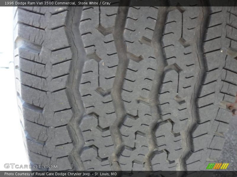 Stone White / Gray 1996 Dodge Ram Van 3500 Commercial