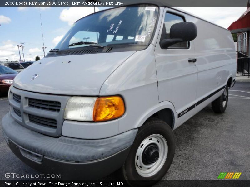 Light Arctic Gray / Mist Gray 2000 Dodge Ram Van 3500 Cargo