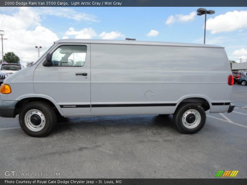 Light Arctic Gray / Mist Gray 2000 Dodge Ram Van 3500 Cargo