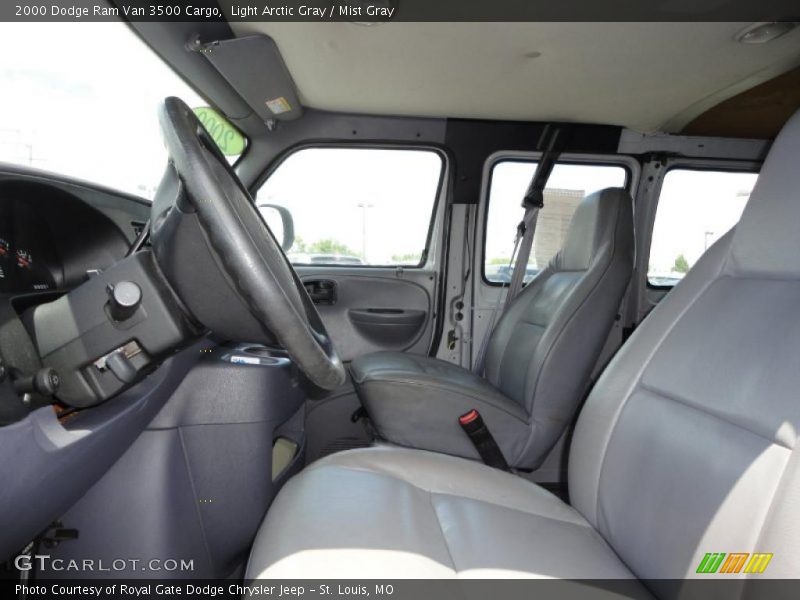 Light Arctic Gray / Mist Gray 2000 Dodge Ram Van 3500 Cargo