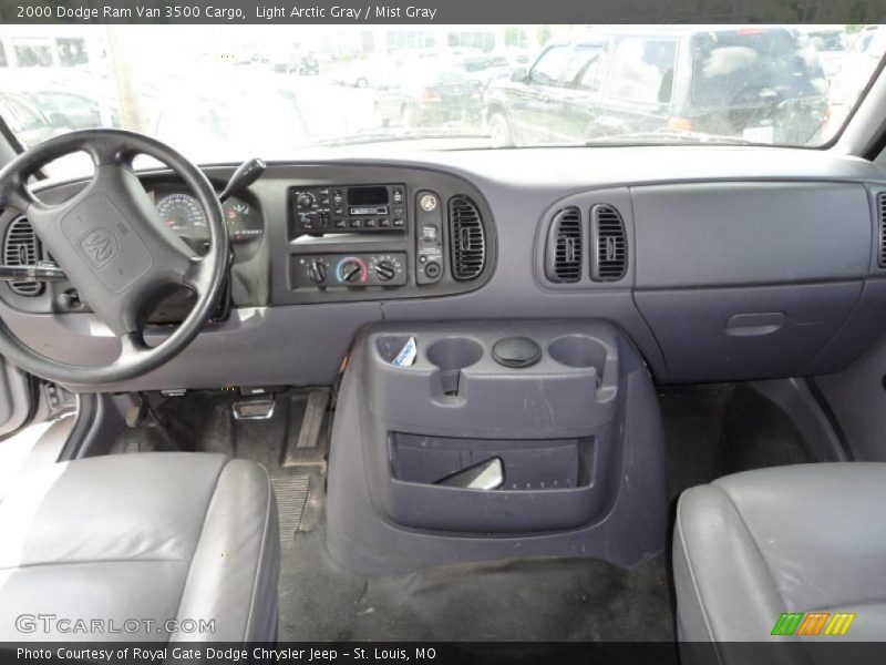 Light Arctic Gray / Mist Gray 2000 Dodge Ram Van 3500 Cargo