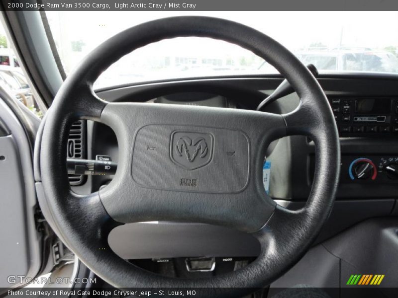 Light Arctic Gray / Mist Gray 2000 Dodge Ram Van 3500 Cargo