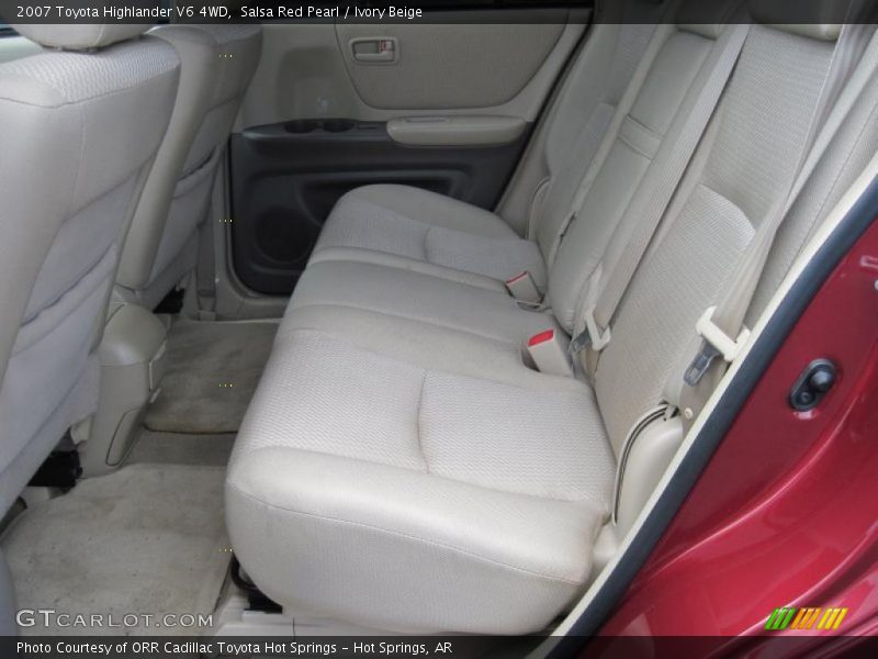 Salsa Red Pearl / Ivory Beige 2007 Toyota Highlander V6 4WD