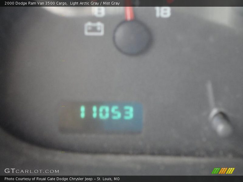 Light Arctic Gray / Mist Gray 2000 Dodge Ram Van 3500 Cargo