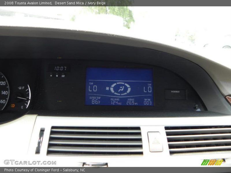 Desert Sand Mica / Ivory Beige 2008 Toyota Avalon Limited