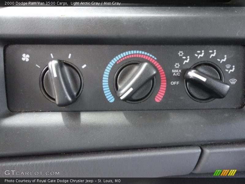 Light Arctic Gray / Mist Gray 2000 Dodge Ram Van 3500 Cargo