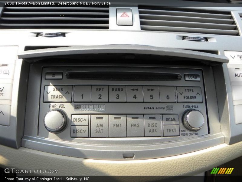 Desert Sand Mica / Ivory Beige 2008 Toyota Avalon Limited