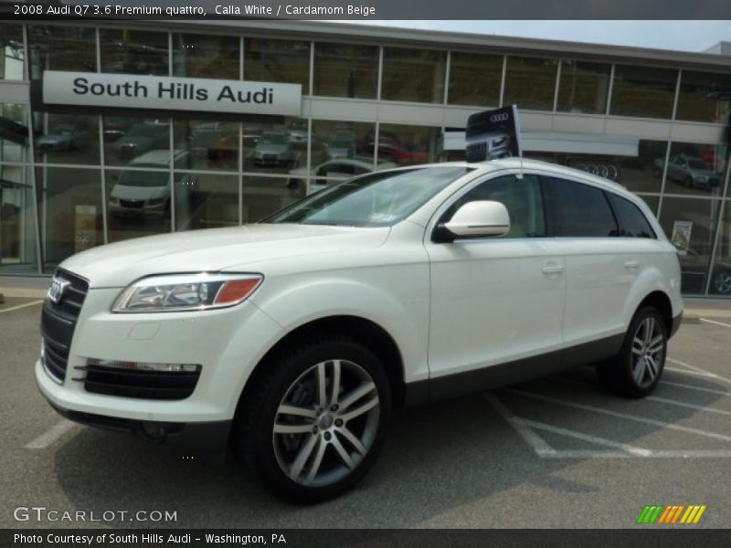 Calla White / Cardamom Beige 2008 Audi Q7 3.6 Premium quattro