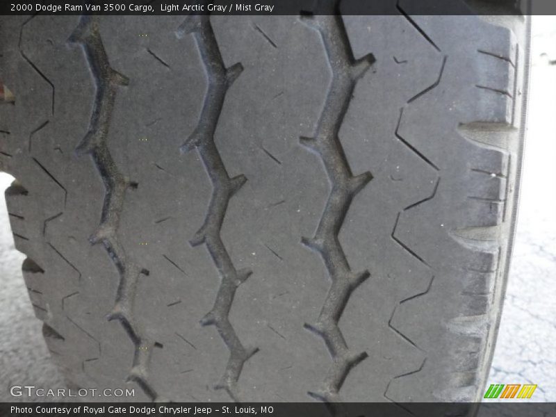 Light Arctic Gray / Mist Gray 2000 Dodge Ram Van 3500 Cargo