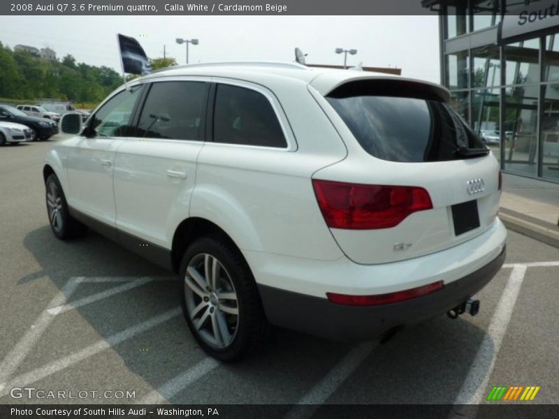 Calla White / Cardamom Beige 2008 Audi Q7 3.6 Premium quattro