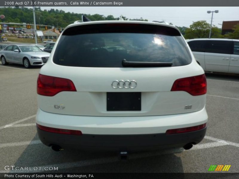 Calla White / Cardamom Beige 2008 Audi Q7 3.6 Premium quattro