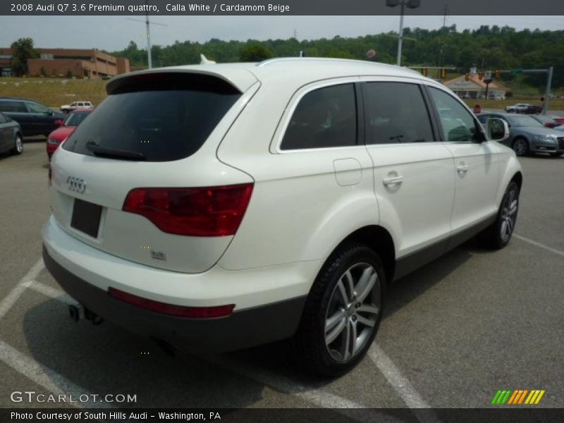 Calla White / Cardamom Beige 2008 Audi Q7 3.6 Premium quattro