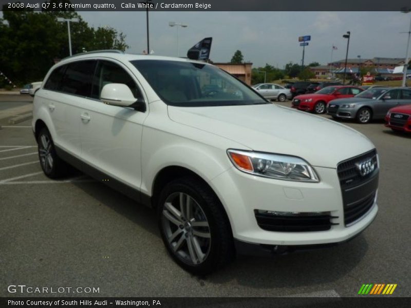 Calla White / Cardamom Beige 2008 Audi Q7 3.6 Premium quattro