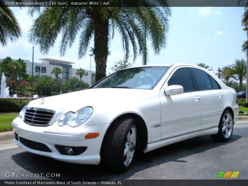 Alabaster White / Ash 2006 Mercedes-Benz C 230 Sport