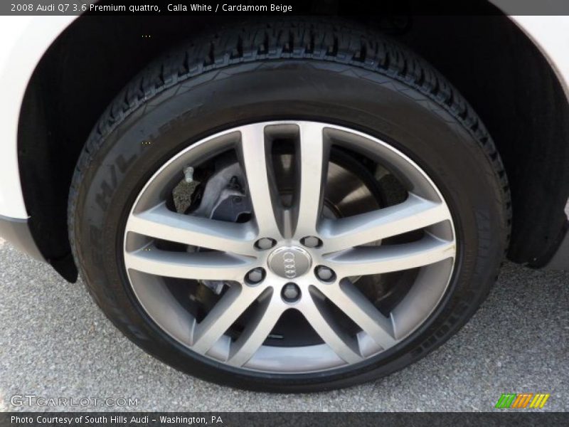 Calla White / Cardamom Beige 2008 Audi Q7 3.6 Premium quattro