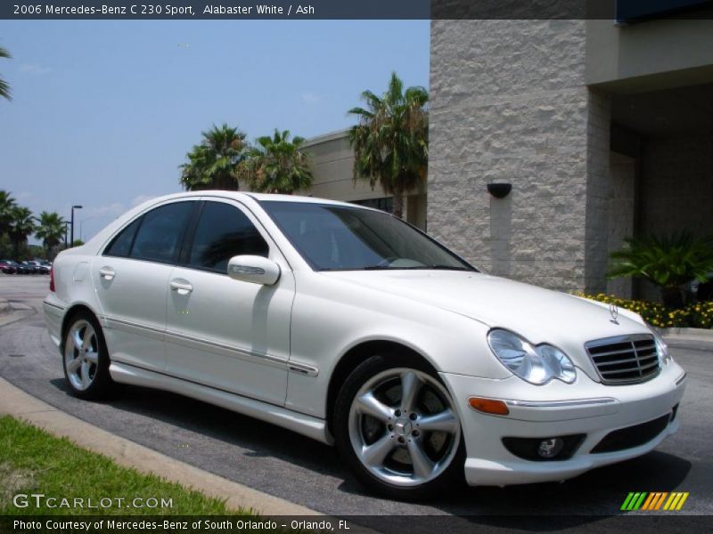 Alabaster White / Ash 2006 Mercedes-Benz C 230 Sport