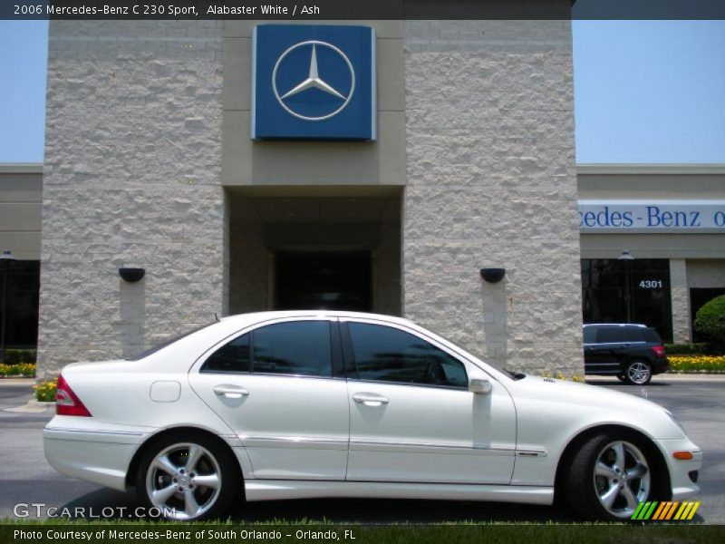 Alabaster White / Ash 2006 Mercedes-Benz C 230 Sport