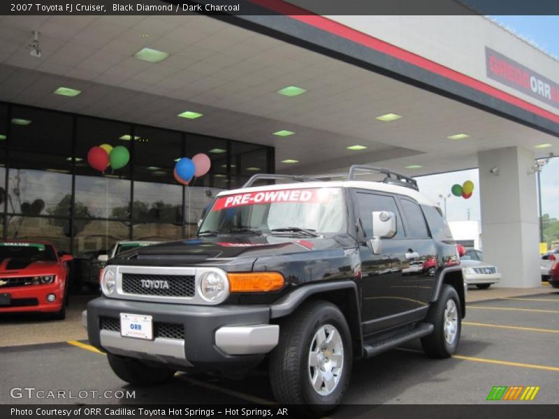 Black Diamond / Dark Charcoal 2007 Toyota FJ Cruiser