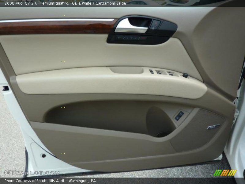 Calla White / Cardamom Beige 2008 Audi Q7 3.6 Premium quattro
