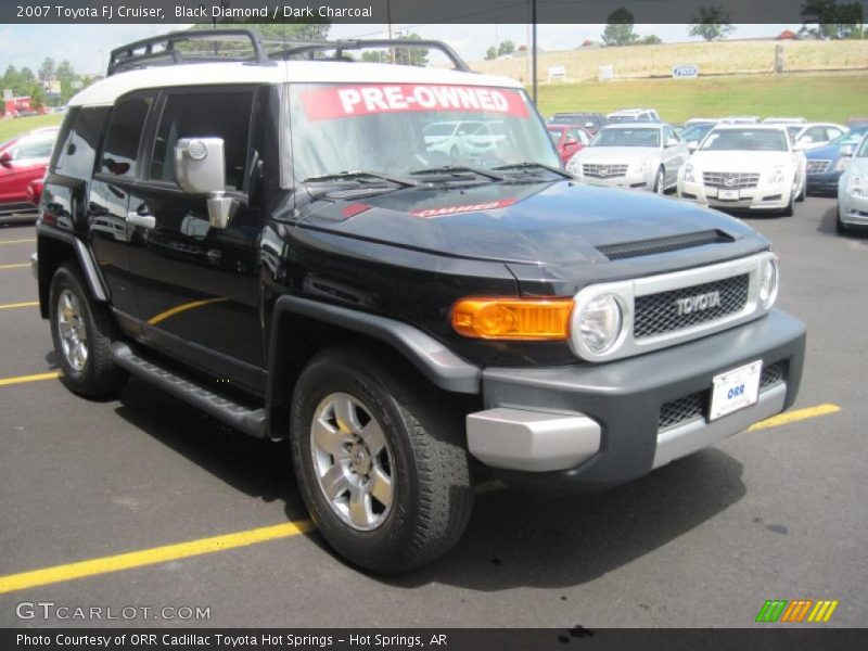 Black Diamond / Dark Charcoal 2007 Toyota FJ Cruiser