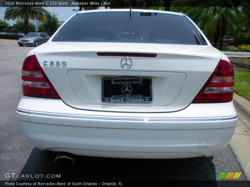 Alabaster White / Ash 2006 Mercedes-Benz C 230 Sport