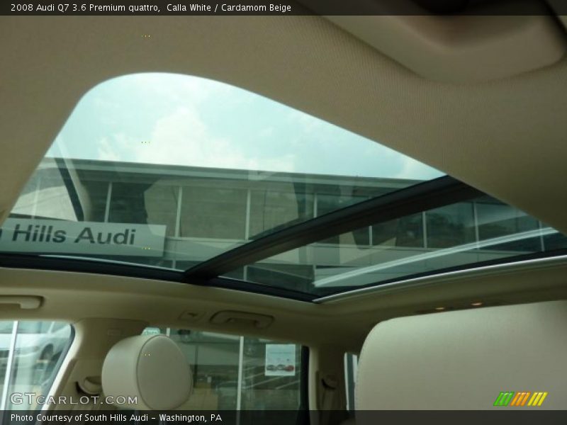 Calla White / Cardamom Beige 2008 Audi Q7 3.6 Premium quattro