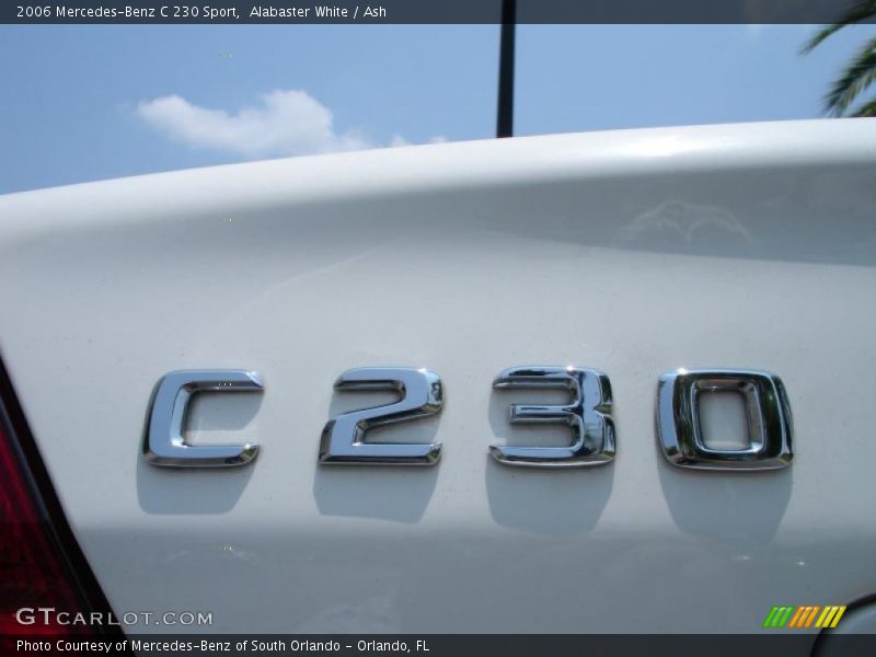 Alabaster White / Ash 2006 Mercedes-Benz C 230 Sport
