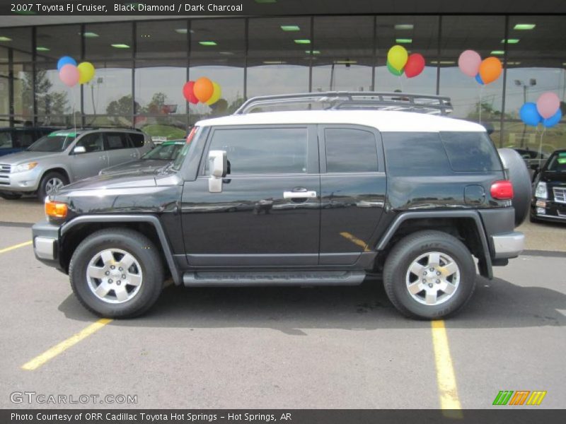 Black Diamond / Dark Charcoal 2007 Toyota FJ Cruiser