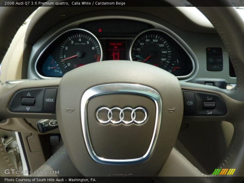 Calla White / Cardamom Beige 2008 Audi Q7 3.6 Premium quattro