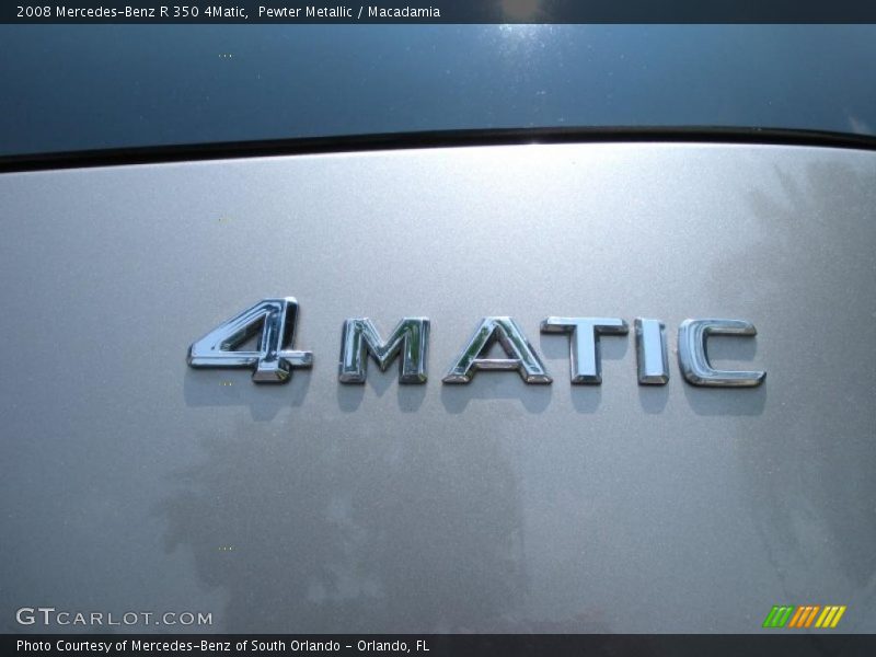 Pewter Metallic / Macadamia 2008 Mercedes-Benz R 350 4Matic