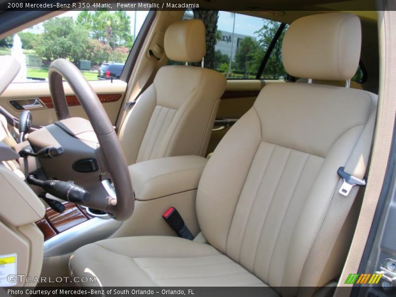Pewter Metallic / Macadamia 2008 Mercedes-Benz R 350 4Matic