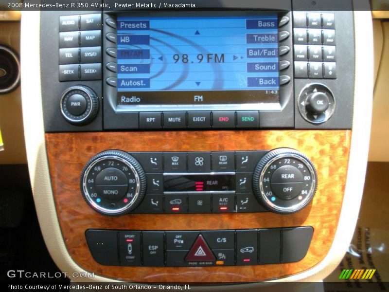 Pewter Metallic / Macadamia 2008 Mercedes-Benz R 350 4Matic