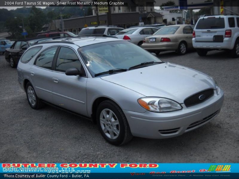 Silver Frost Metallic / Medium Graphite 2004 Ford Taurus SE Wagon
