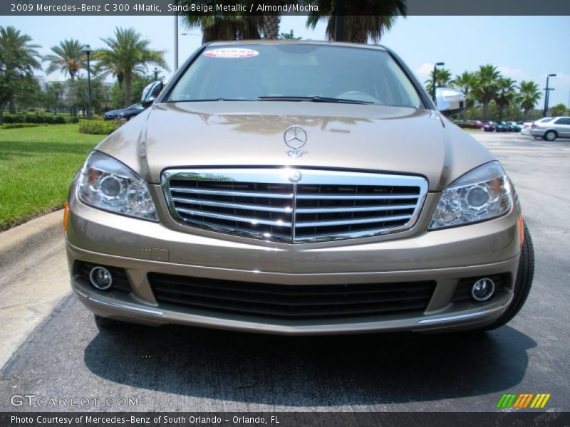 Sand Beige Metallic / Almond/Mocha 2009 Mercedes-Benz C 300 4Matic