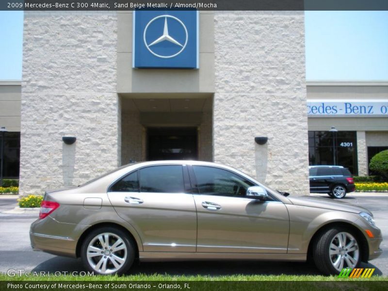 Sand Beige Metallic / Almond/Mocha 2009 Mercedes-Benz C 300 4Matic