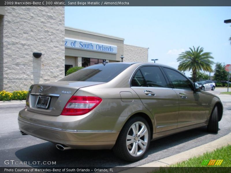 Sand Beige Metallic / Almond/Mocha 2009 Mercedes-Benz C 300 4Matic