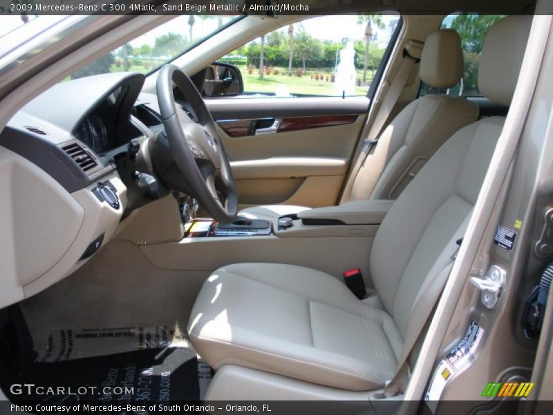 Sand Beige Metallic / Almond/Mocha 2009 Mercedes-Benz C 300 4Matic
