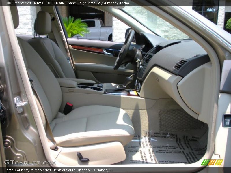 Sand Beige Metallic / Almond/Mocha 2009 Mercedes-Benz C 300 4Matic