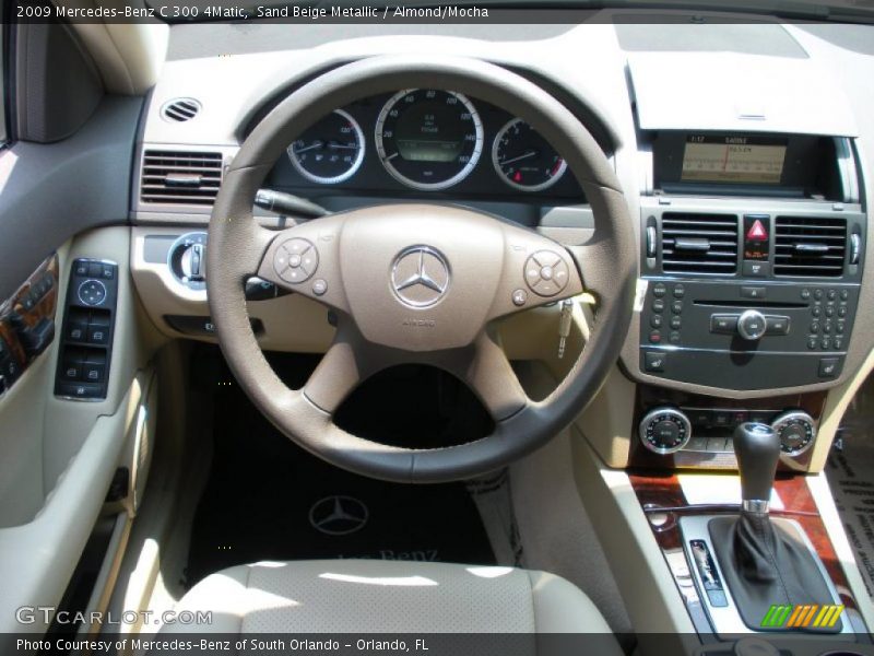 Sand Beige Metallic / Almond/Mocha 2009 Mercedes-Benz C 300 4Matic