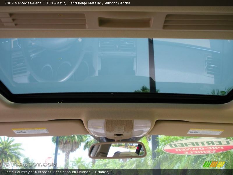 Sand Beige Metallic / Almond/Mocha 2009 Mercedes-Benz C 300 4Matic