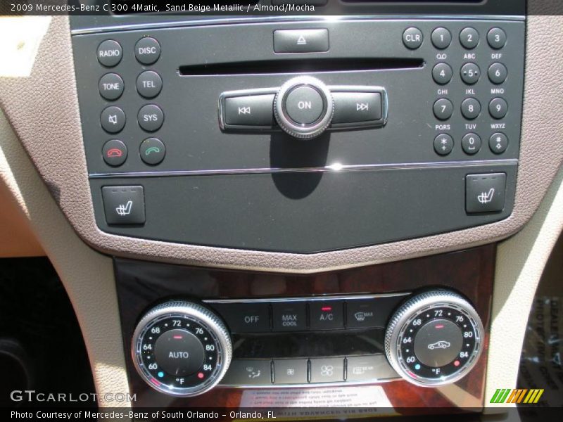 Sand Beige Metallic / Almond/Mocha 2009 Mercedes-Benz C 300 4Matic