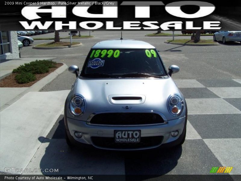 Pure Silver Metallic / Black/Grey 2009 Mini Cooper S Hardtop